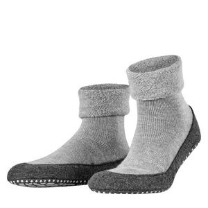 FALKE MENS COSYSHOE WOOL LOUNGE SOCKS SLIPPERS LIGHT GRAY EU 45-46 US 11-12 NWOT